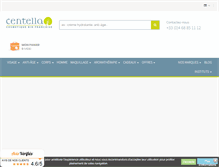 Tablet Screenshot of boutique-centella.com